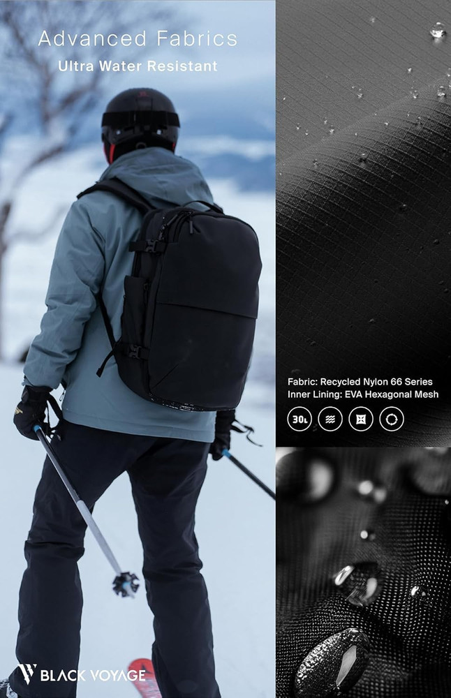 Vortex Vacuum Seal Travel Backpack 60L Expandable Air Compression System Water R