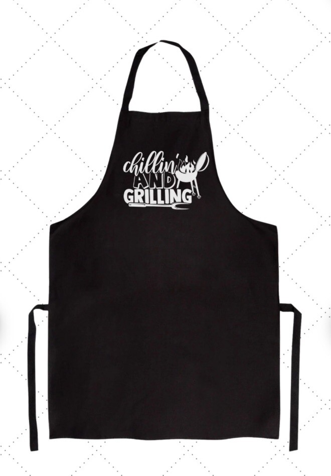 Chillin’ And Grilling BBQ Apron New!