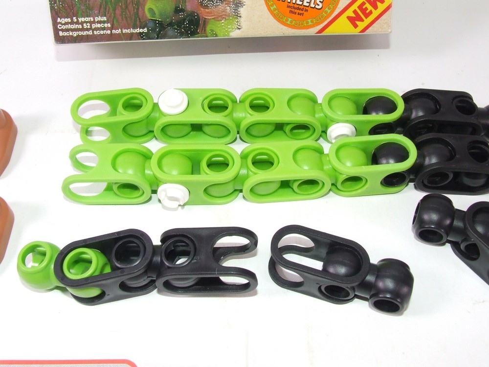 Matchbox Linkits Green Beast Boxed Rotating Link System Complete & Extras 1980s