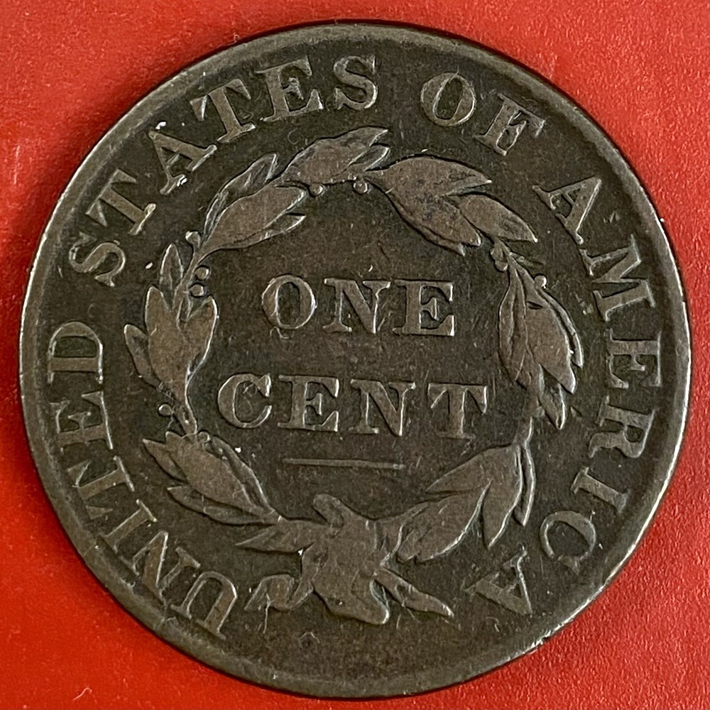 1827 CORONET HEAD LARGE CENT