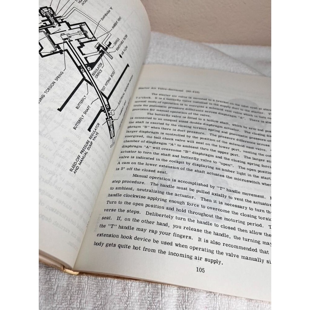 1970s General Electric CF6-6 Basic Engine Systems Student Notebooks Manuals