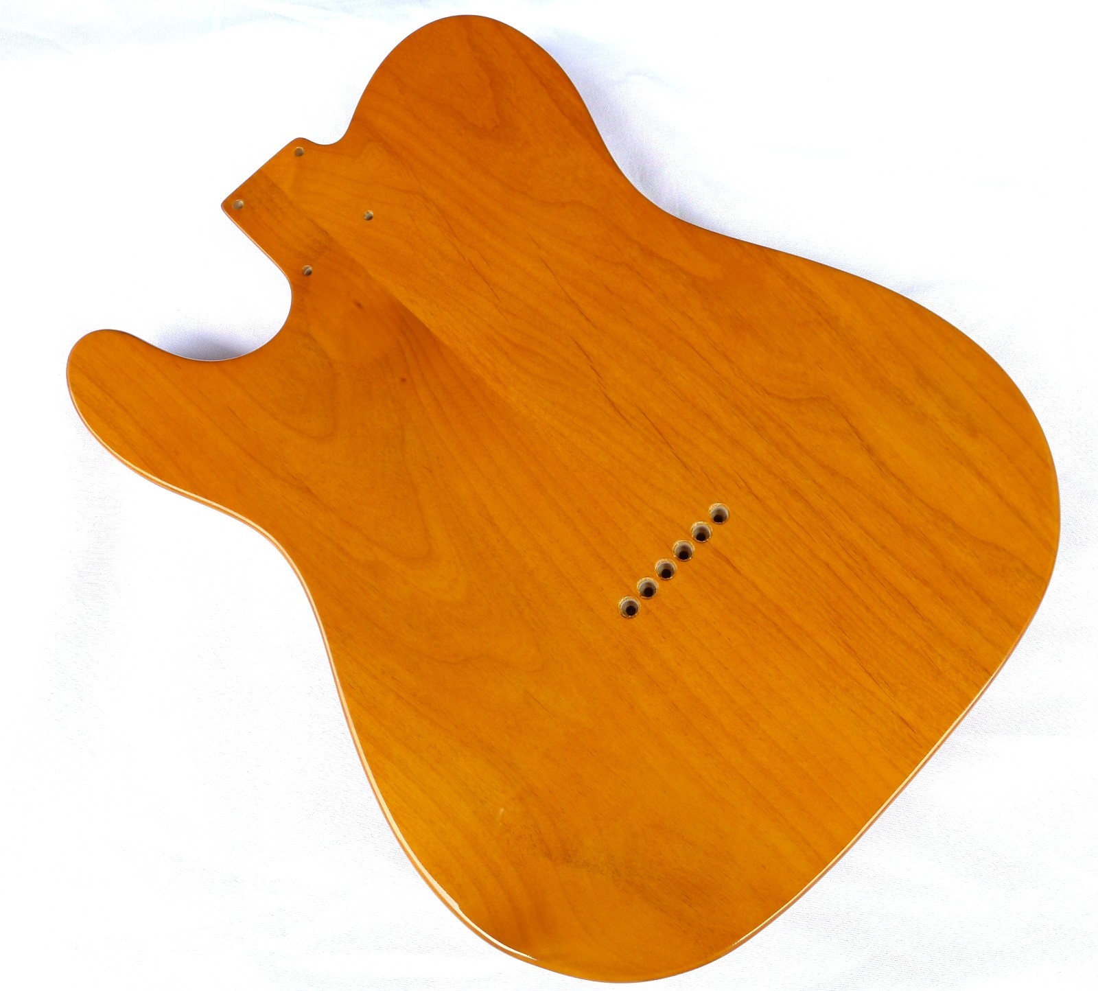 Tele Body 2 pcs Centre Joined North American Alder Trans Yellow Nitro ≦ 4.8Lbs