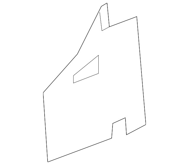 Genuine GM Driver Side Quarter Inner Panel Extension 95429549