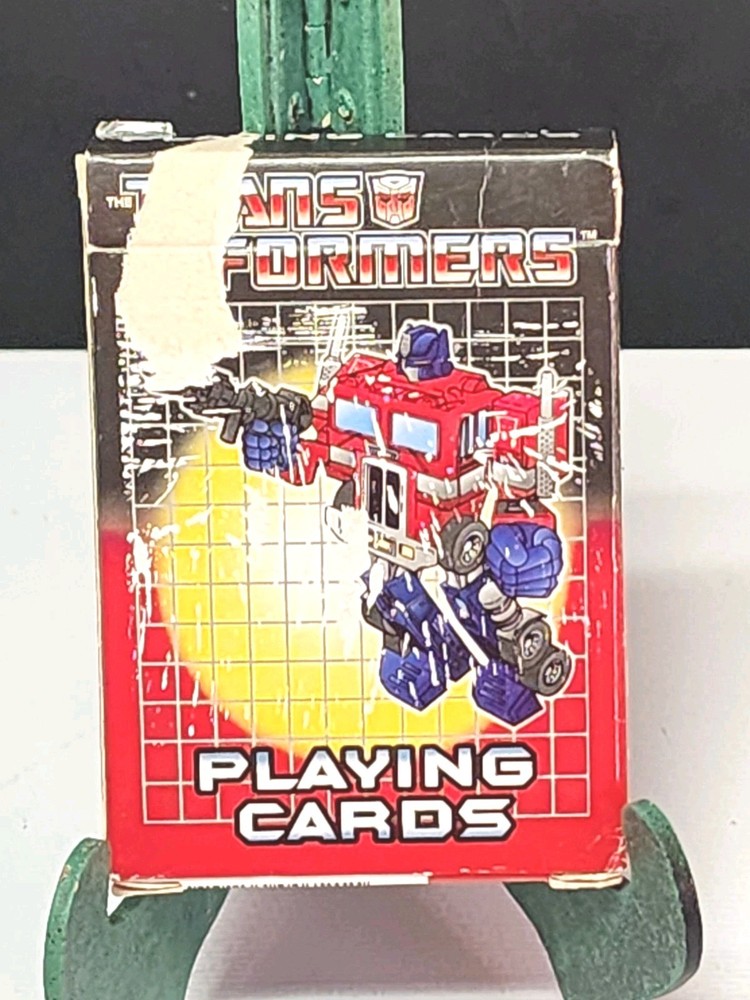 Transformers Optimus Prime Playing Cards Deck 2002 By Bicycle