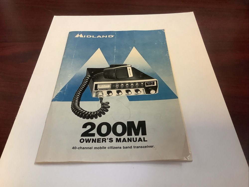 Midland 200M CB Owner’s Manual