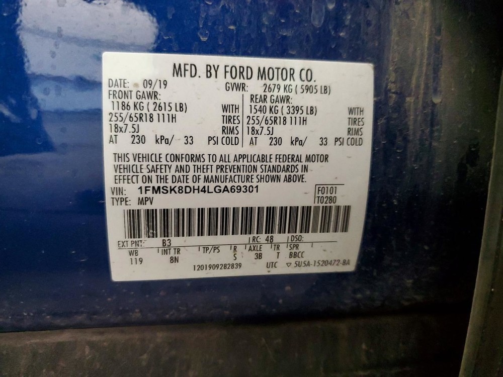 CONTROL PANEL OEM 20-24 FORD EXPLORER 1YR WRNTY