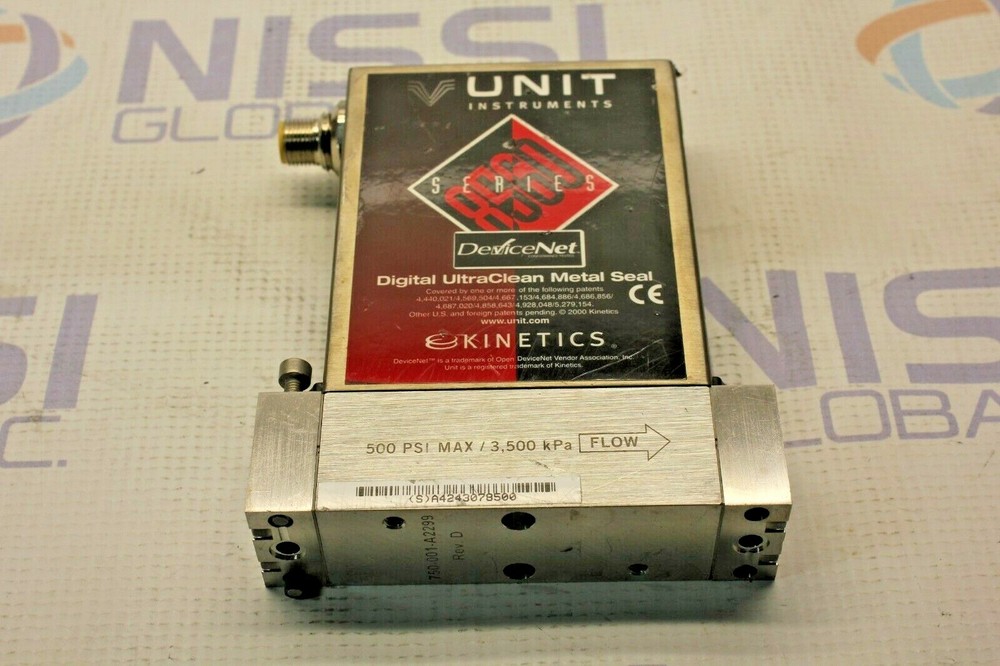 UNIT CELERITY UFC-8565 MASS FLOW CONTROLLER 750CC (CH3) 3SiH