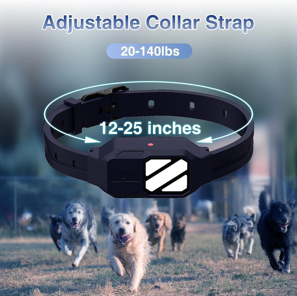 Dog Training Collar with Remote, 4200FT E-Collar with LED Light, 3 Training Mode