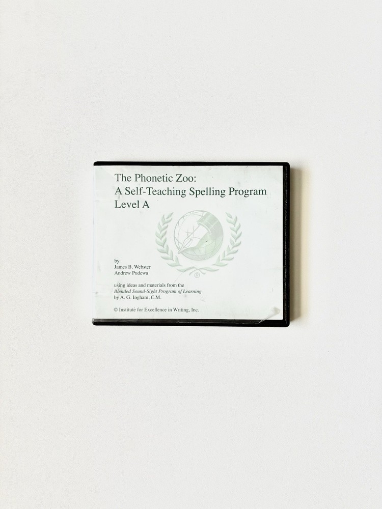 Phonetic Zoo Level A – Self‑Teaching Spelling Program, 5 CDs Tested & Working