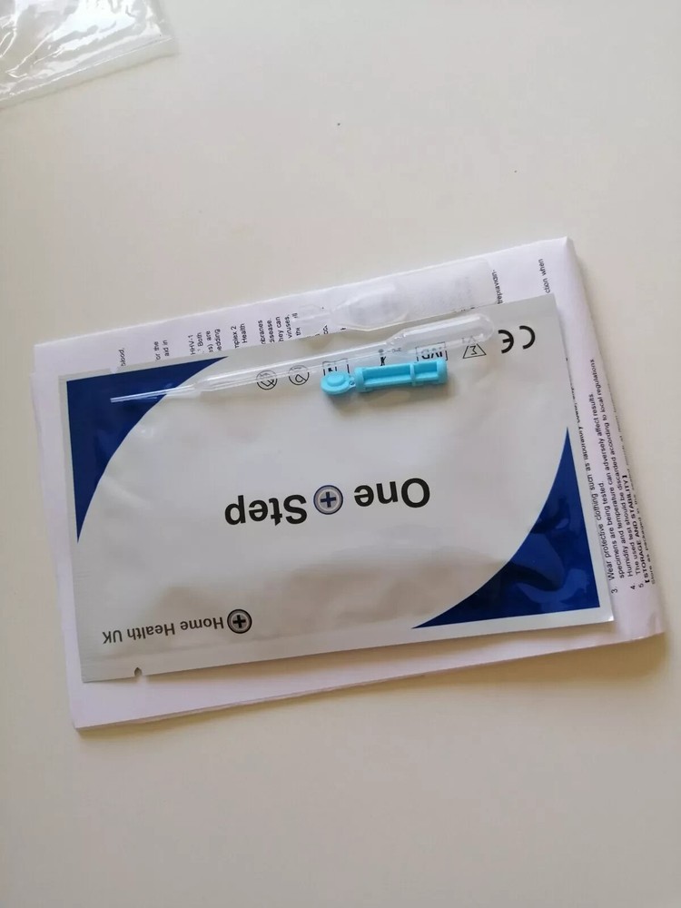 New_Sealed_Herpes_Hsv_1&2_Test_Kit
