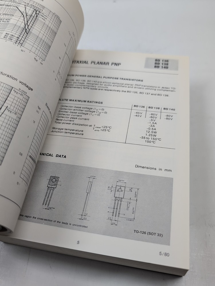 Electronics Data Book: SHS-Thomson Microelectronics, Discrete Power Devices 1980