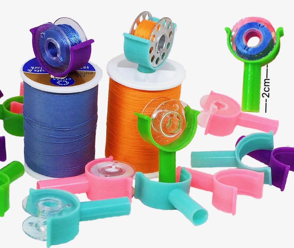 Bobbin Buddies 50pcs Thread Organizer Matching Thread Spools Together 25+25