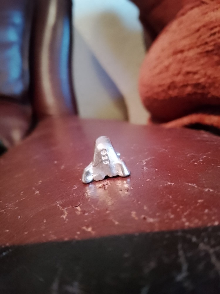 925 Silver Cow Charm