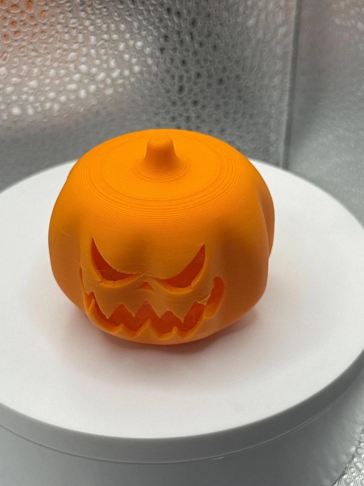 3D Printed Tealight Jack-O-Lantern