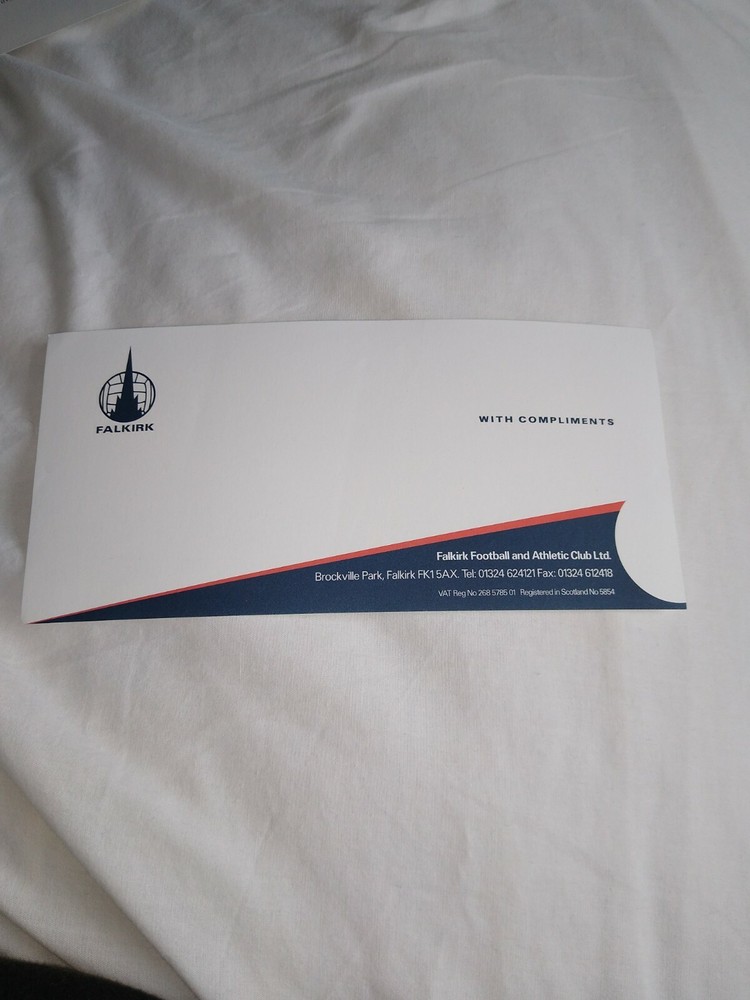 Falkirk With Compliments Slip