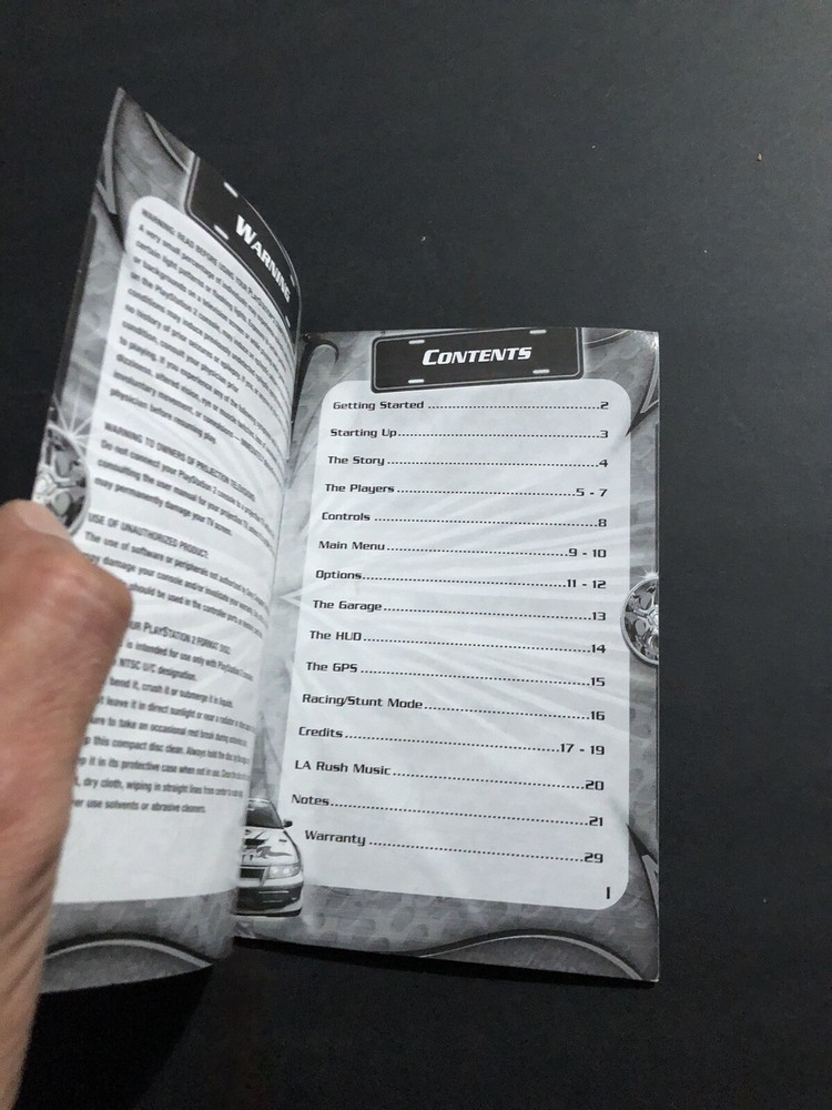 la rush ps2 Manual Only