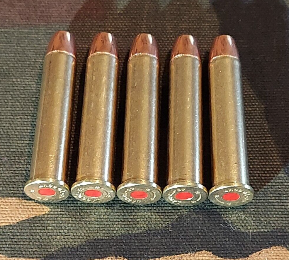 45-70 GOVERNMENT SNAP CAPS SET OF 5, BRASS AND FMJ, REAL 350gr WEIGHT!!!