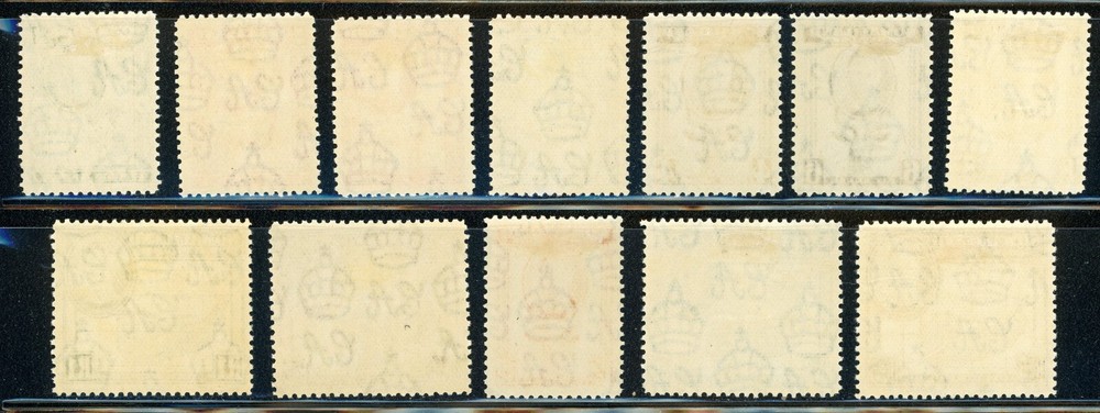 Somaliland Protectorate 1942 Scott # 96-107 Mint Lightly Hinged Set