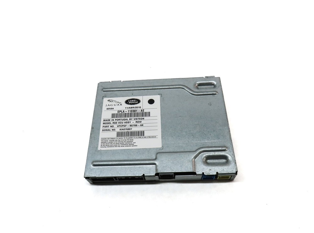 2016 LAND RANGE ROVER (L405) ENTERTAINMENT MEDIA CONTROL MODULE