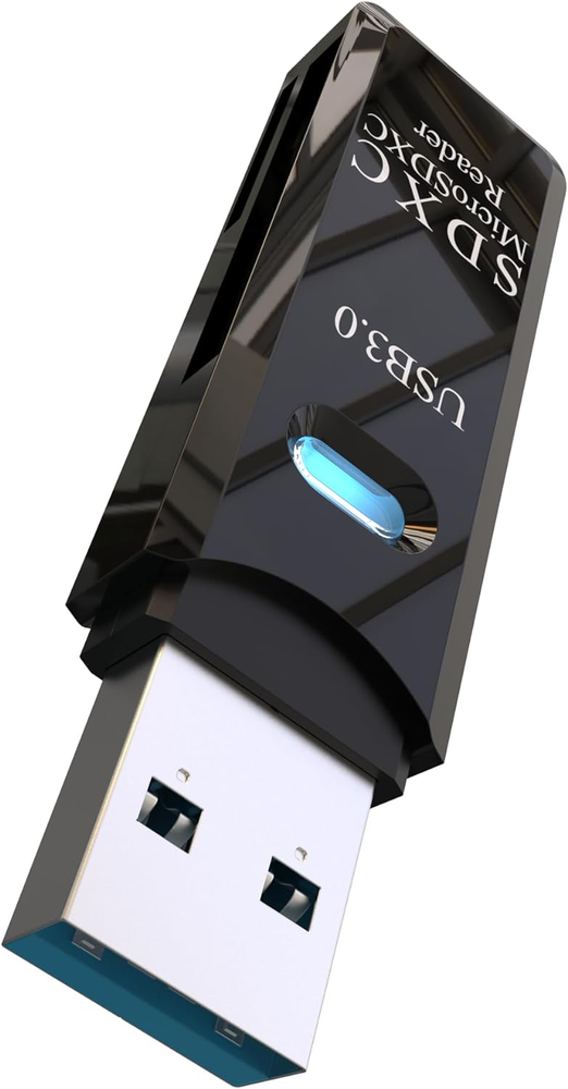 USB3.0 Micro SD Card Reader, 5Gbps 2-In-1 SD Card Reader to USB Adapter, Memory