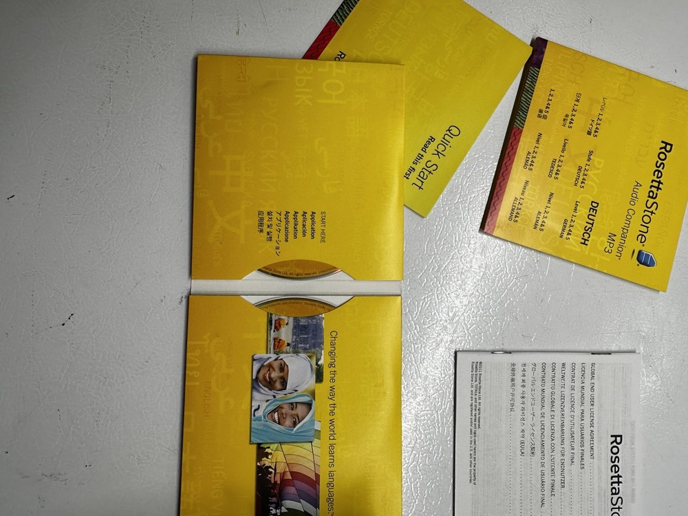 Rosetta Stone CD set - German (Deutsch) Level 1