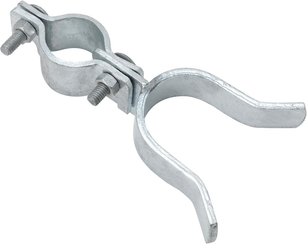 Secure Hot-Dip Galvanized Chain Link Gate Latch with Padlock Access - 1 PCS