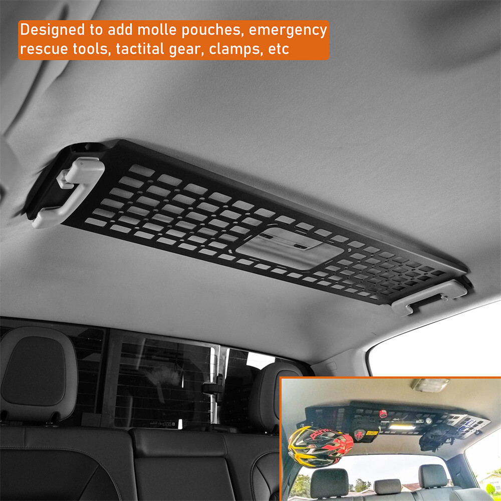 Rear Overhead MOLLE Storage Panel for 15-22 Chevy Colorado GMC Canyon Crew Cab