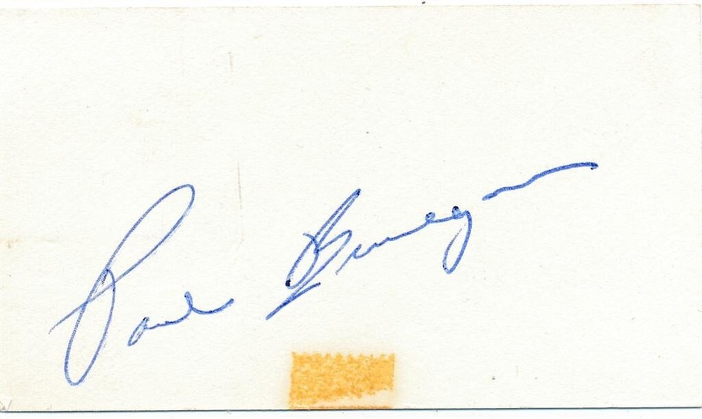 Paul Brinegar - Signed Card