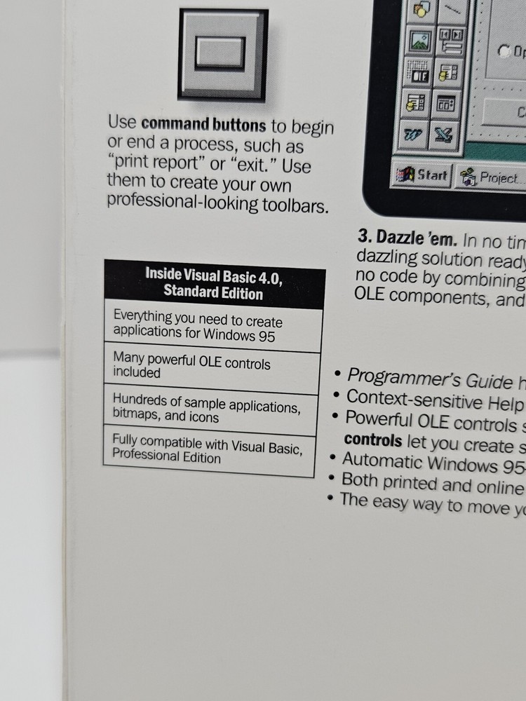 Microsoft Visual Basic Stadard Edition Version 4.0