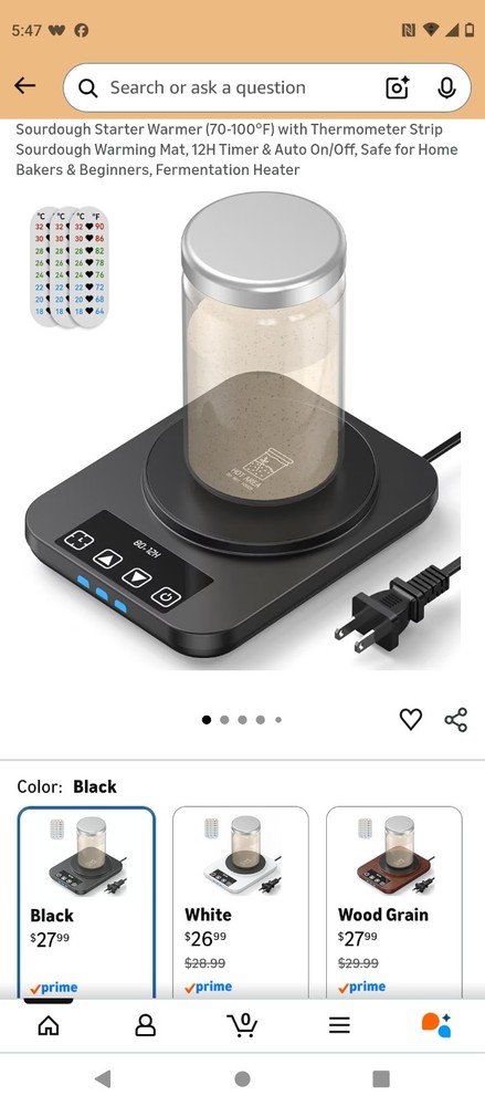 Sourdough Starter Warmer with Precise Thermostat – Ultimate Baking Tool