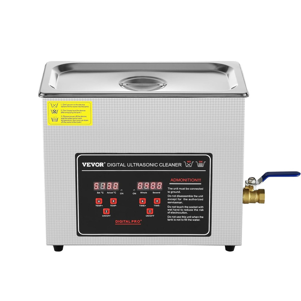 Ultrasonic Cleaning Machine with Digital Timer & Heater Professional 6L