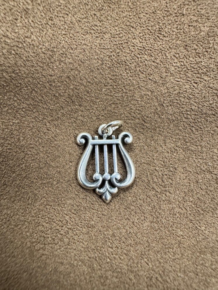 James Avery Retired Lyre Charm *Uncut Loop*
