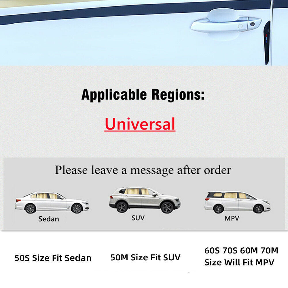 JDM JP Junction Produce Beige Car Curtains Luxury Window Shade Valance 6 Sizes