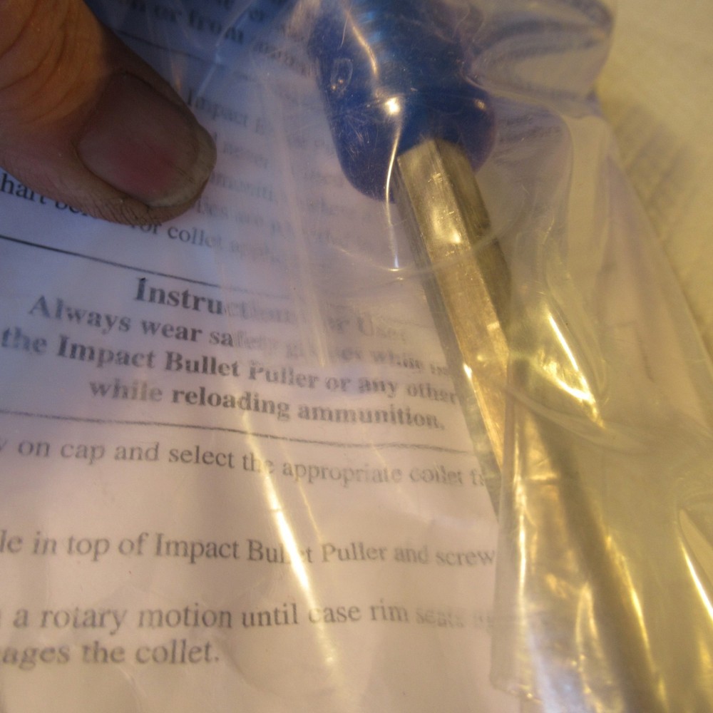 Frankford Arsenal Quick-N-EZ Impact Bullet Puller UNOPENED WITH 3 COLLETS
