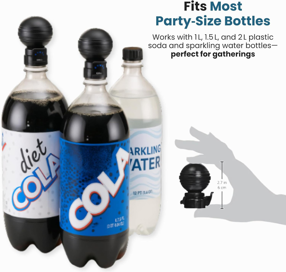 Jokari Fizz-Keeper Pump & Pour