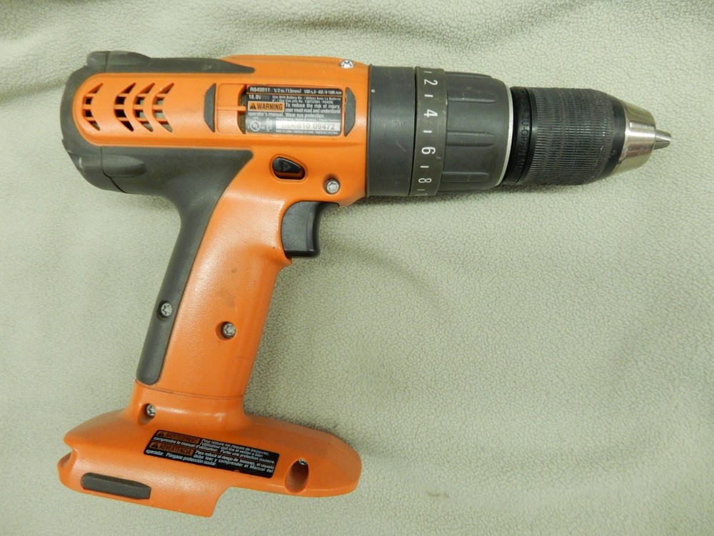 RIDGID 18V CORDLESS 1/2" VSR DRILL / DRIVER R840011 **BARE TOOL** 18 VOLT