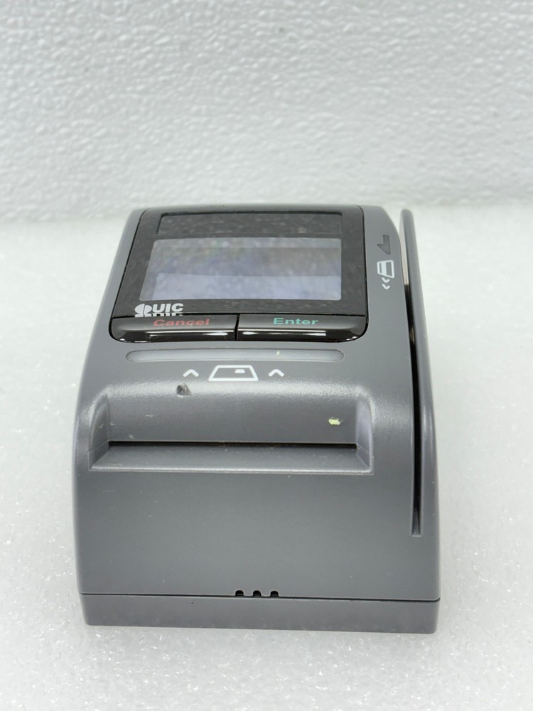 PRE OWNED | UIC BEZEL8 Contactless Smart Card POS Reader Terminal Only - Black