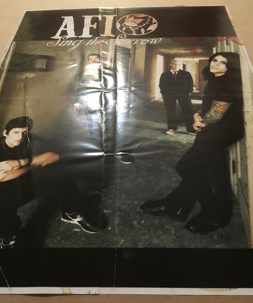 AFI Rare 2003 PROMO POSTER for Sing the Sorrow CD Never Displayed USA 18x24