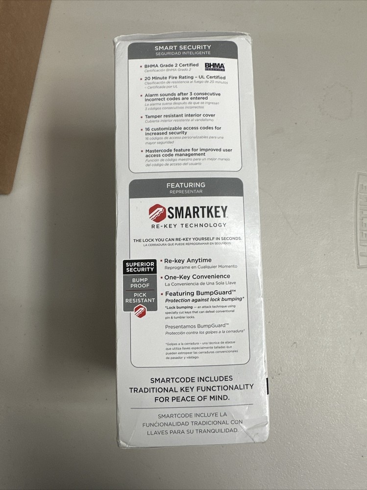 KWIKSET SMARTCODE 913 TOUCHPAD ELECTRONIC DEADBOLT / IRON BLACK FINISH / NOB