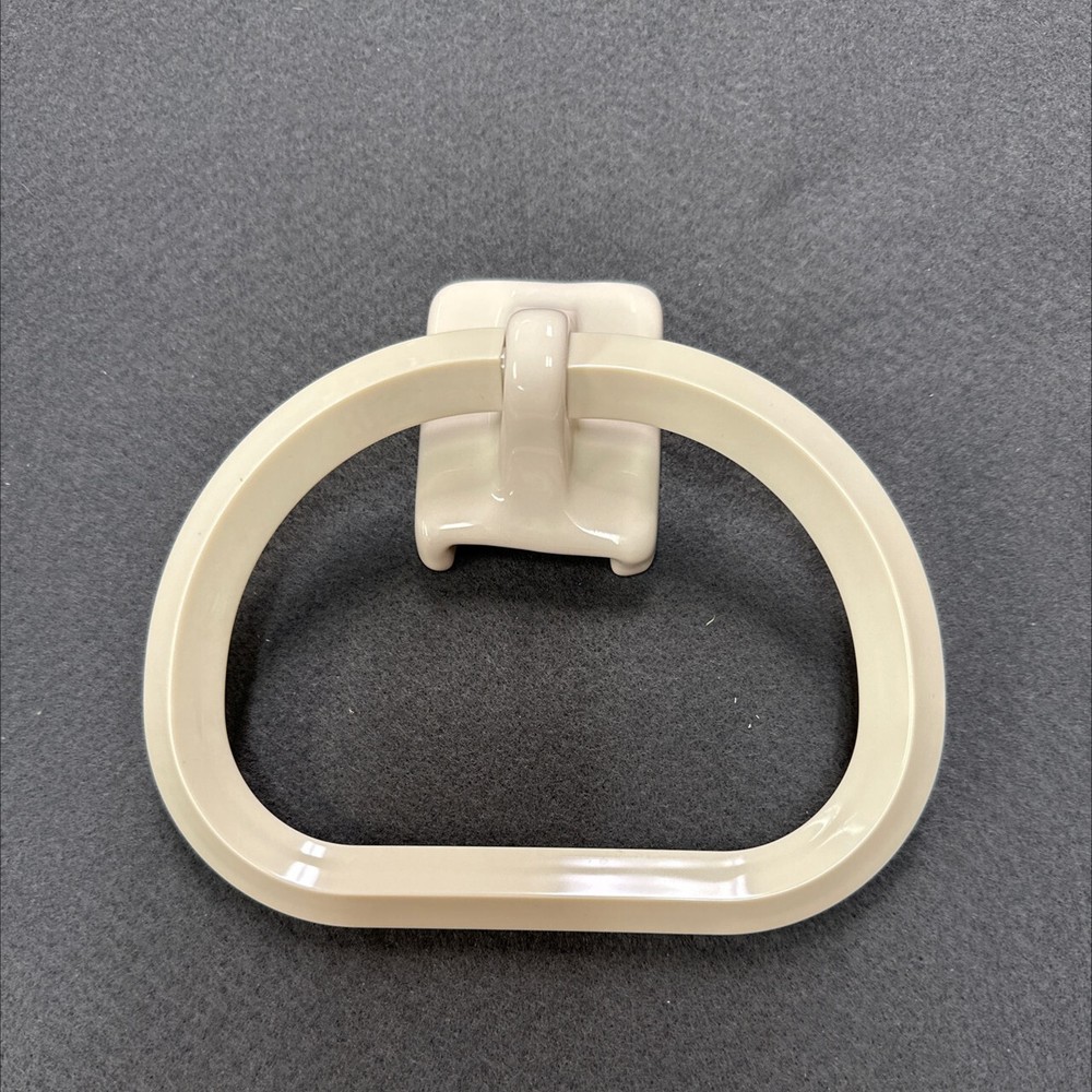 (5 Pack) Ivory Ceramic Towel Ring