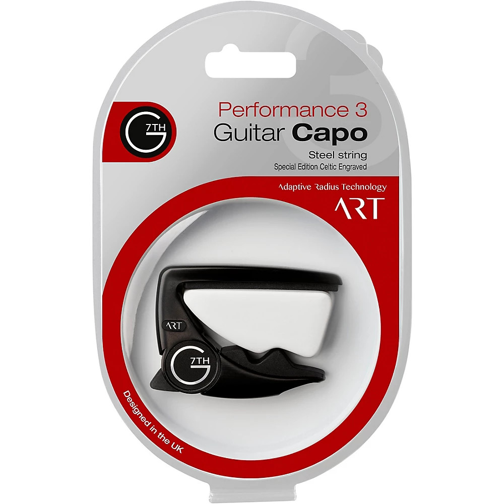 G7th Performance 3 - 6 String with ART Celtic Design Black