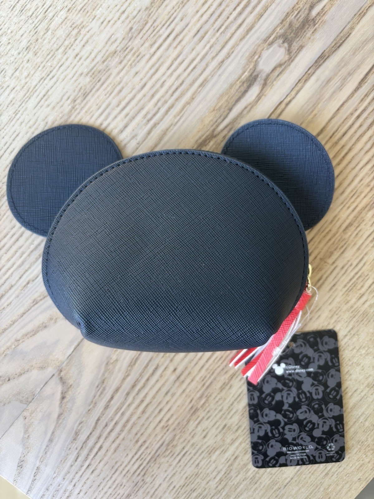 Mickey Mouse Bio World Coin Change Pouch Purse Wallet Clutch Makeup Case New