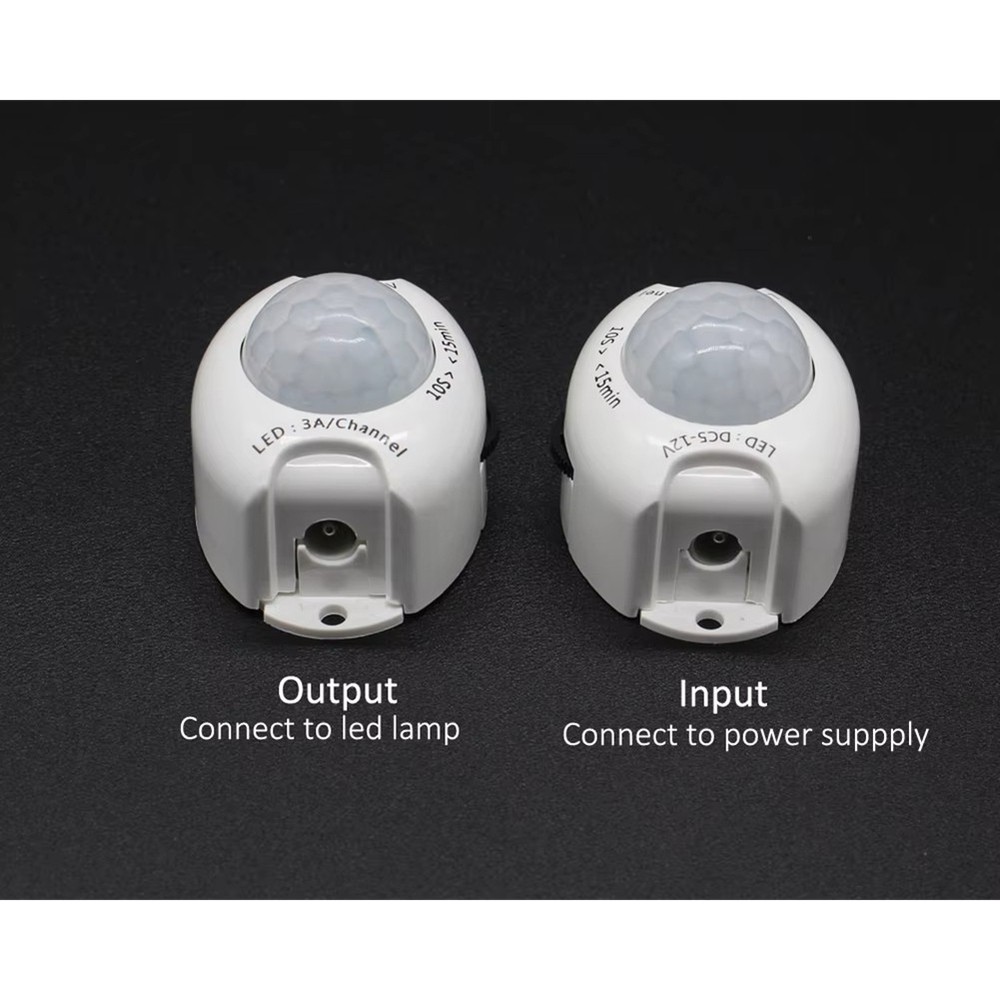 Motion Sensor Light 5V 12V DC Movement Detector Timer Automatic on OFF1432