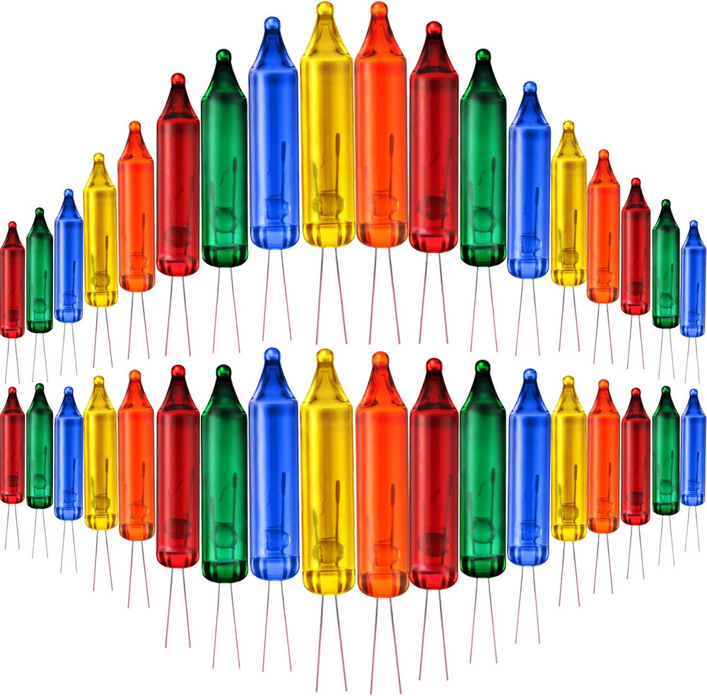 60 Count 2.5V Christmas Lights Mini Incandescent Wire String Lights Replacement
