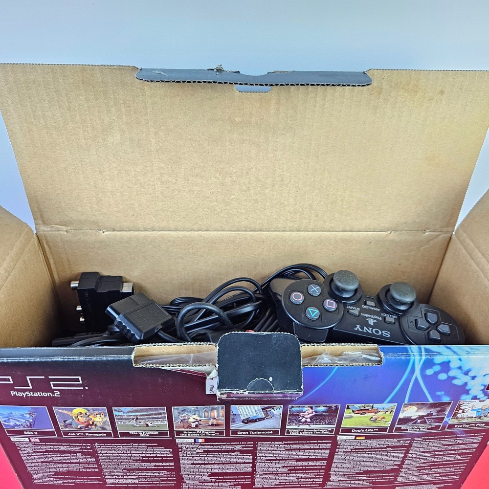 Sony Playstation 2 Console Scph 50004 - Ps2 Box Manual Controller COMPLETE