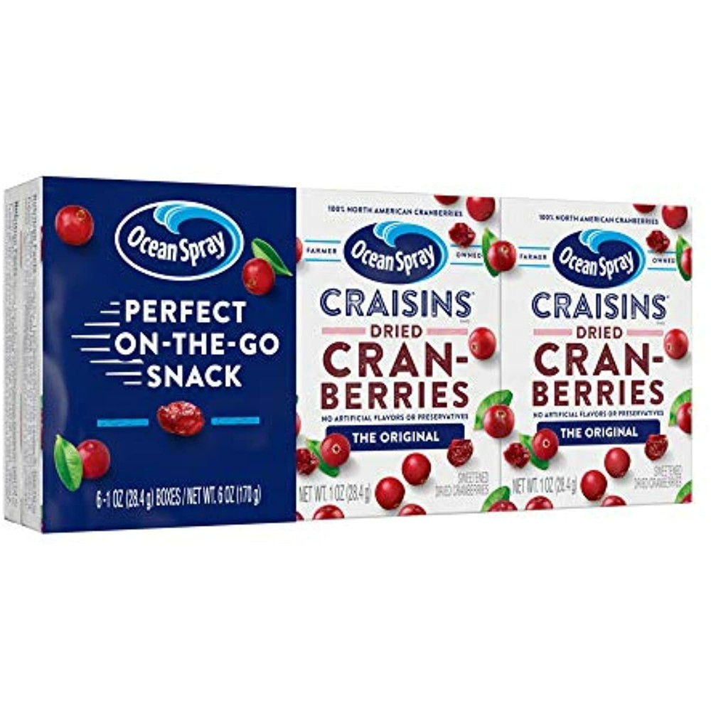 Ocean Spray Craisins Dried Cranberries Fruit Clusters