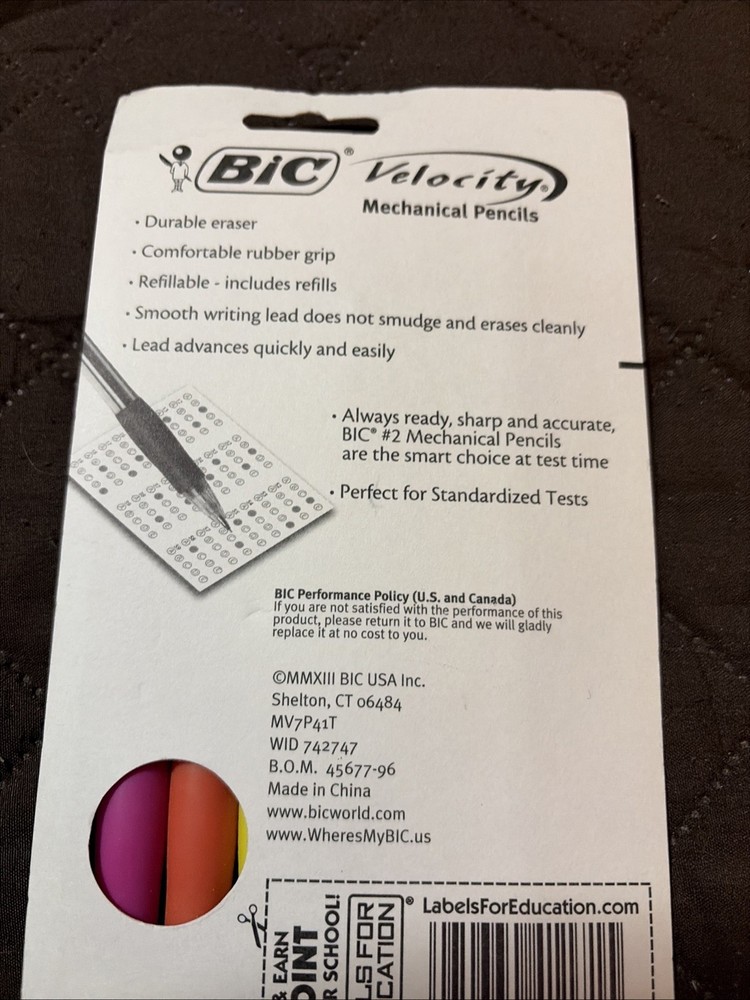BIC Velocity Mechanical Pencil Refillable Medium Point (0.7 mm) 4-Count #2