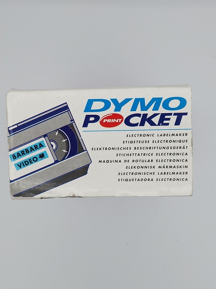 Dymo Pocket Handheld Electronic Label Maker Esselte W/Manual