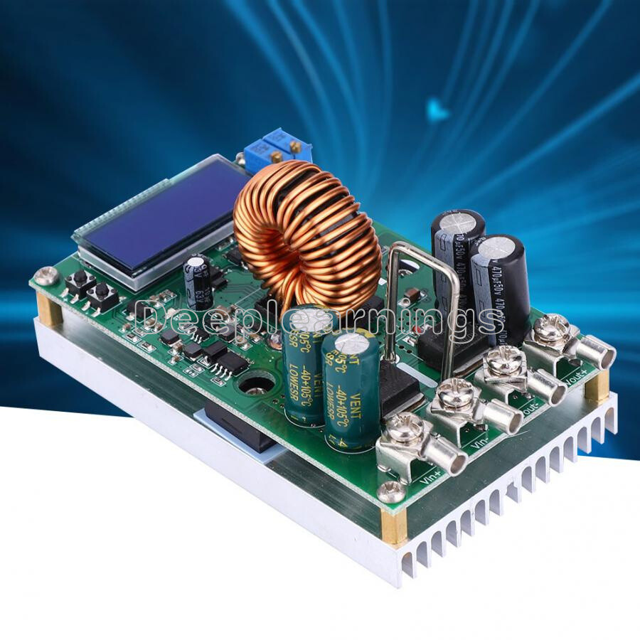 DC-DC Step Down Converter 20A Power Adjustable Step-Down Power Supply Module NEW