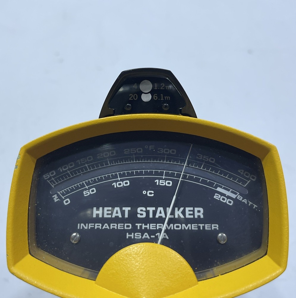 Material Control Heat Stalker Model HSA-1A Infrared Thermometer w/ Case
